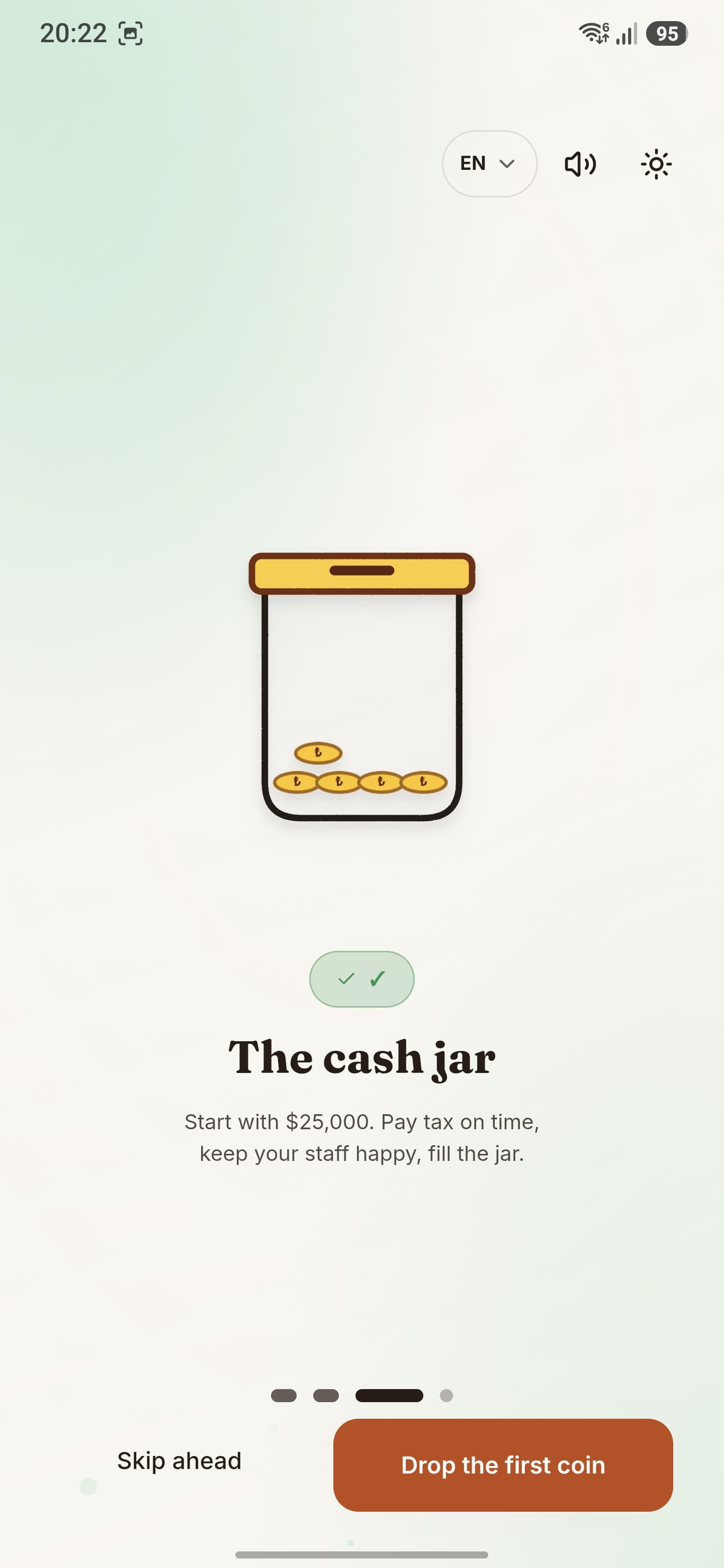 Start your cash jar